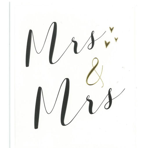 Picture of MRS & MRS WEDDING CARD